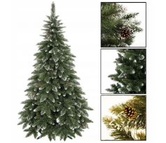 SPRINGOS Vianočný umelý stromček Borovica diamantová 250 cm so šiškami a inovaťou