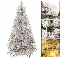 SPRINGOS Premium Vianočný umelý stromček Smrek 220 cm zasnežený