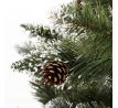 SPRINGOS Vianočný umelý stromček Borovica diamantová 220 cm so šiškami a inovaťou