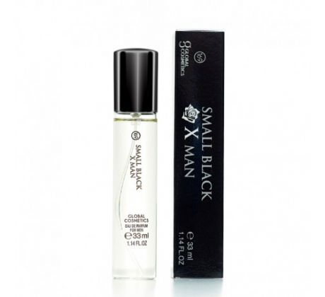 Global Cosmetics 169 SMALL BLACK X MAN parfumovaná voda pánska 33 ml