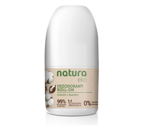 Natura Eko Deo roll-on s extraktom z bavlnníka 50 ml