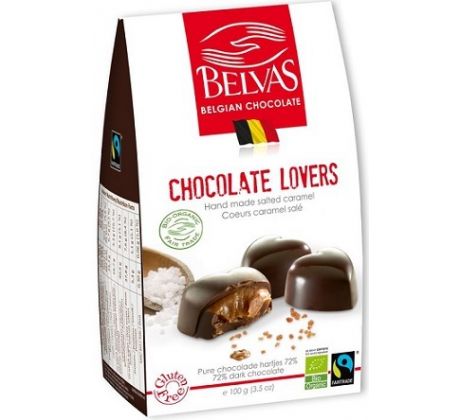 Belvas Chocolate Lovers so slaným karamelom 100g