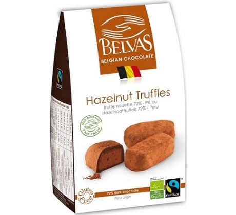 Belvas Hazelnut Truffles pralinky s lieskovoorieškovou náplňou 100g