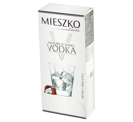 Mieszko Likérky plnené Vodkou bonboniéra 180g