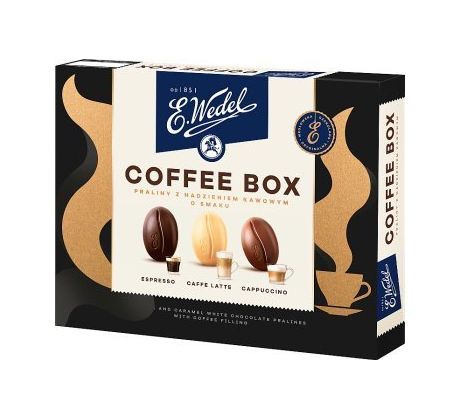 E. Wedel Barylki Coffee Box bonboniéra 100g