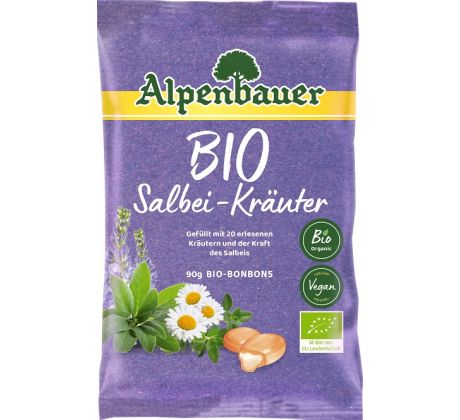 Alpenbauer Cukríky šalviovo-bylinkové 90g
