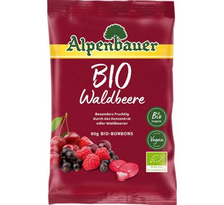 Alpenbauer Cukríky s príchuťou lesného ovocia 90g