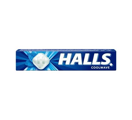 Halls Coolwave tvrdé cukríky 33g