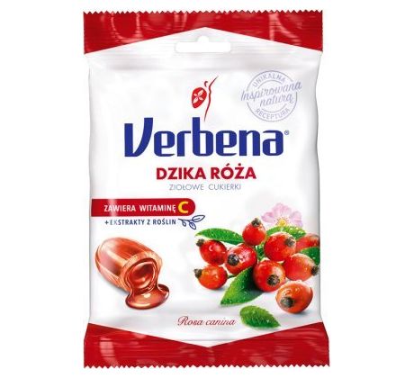 Verbena bylinné cukríky Šípka 60g