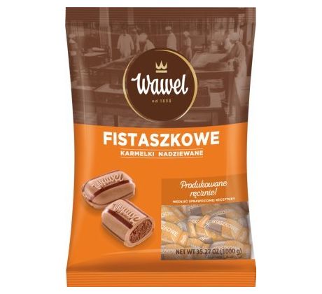 Wawel Fistaszkowe karamelky s arašidovou náplňou 1kg