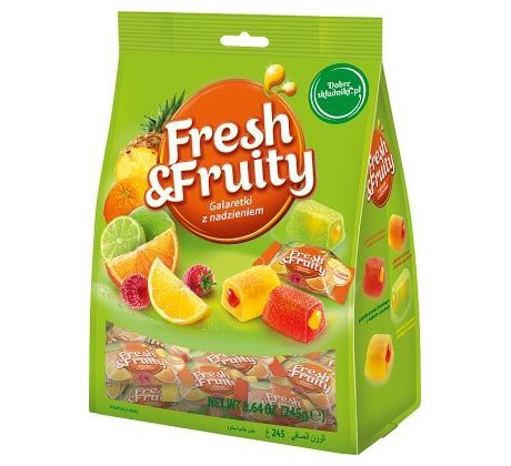 Wawel Fresh & Fruity želé s náplňou 245g