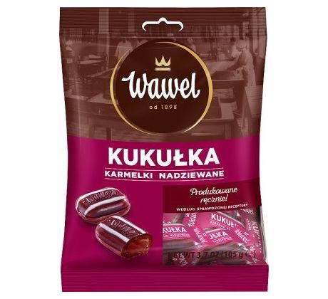 Wawel Kukulka karamelky s kakaovou príchuťou 105g