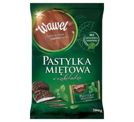 Wawel Pastilky mätové v čokoláde 1kg