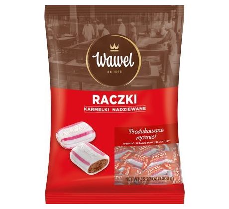 Wawel Raczki karamelky s arašidovo-kakaovou náplňou 1kg