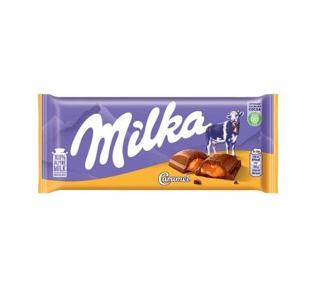 Milka Caramel mliečna čokoláda s karamelovou náplňou 100g