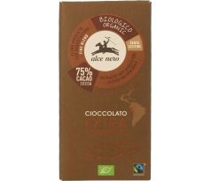Alce Nero BIO bezgluténová horká čokoláda 75% kakaa 100g