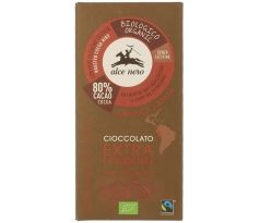 Alce Nero BIO horká čokoláda 80% kakaa s kúskami kakaa 100g