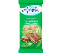 Alpinella Mliečna čokoláda s arašidami 90g