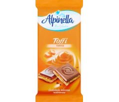 Alpinella Mliečna čokoláda s karamelovou náplňou 100g