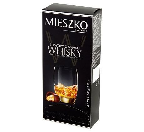 Mieszko Likérky plnené Whisky bonboniéra 180g
