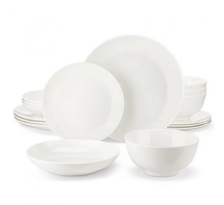 NORI 16-dielna jedálenská sada kostný porcelán