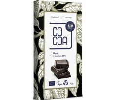 Cocoa Vegánska raw horká čokoláda 80% kakaa 50g