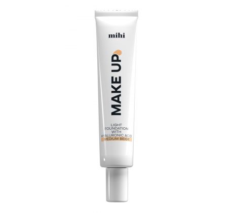 Mihi  Ľahký krycí krém s kyselinou hyalurónovou Medium Beige 30 ml