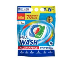 Pro Wash Univerzálne kapsule na pranie Allin1 78 PD