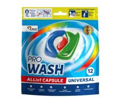 Pro Wash Univerzálne kapsule na pranie Allin1 12 PD