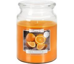 Aura Pomaranč vonná sviečka v skle 500g