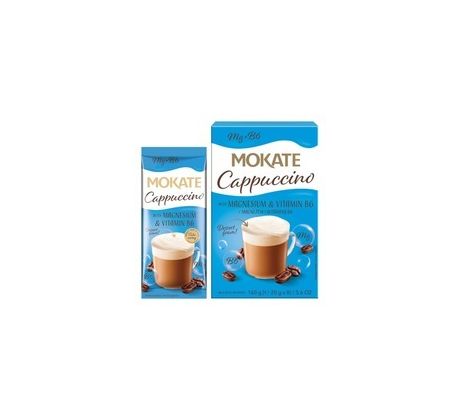 Mokate Cappuccino s magnéziom a vitamínom B6 8 x 20g