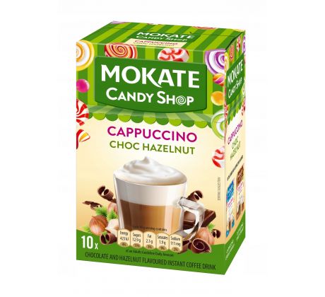 Mokate Candy Shop Cappucino Čokoláda & Oriešok 10 x 22g