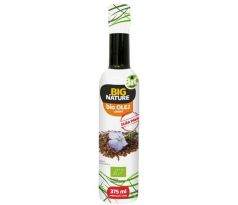 Big Nature Bio ľanový olej lisovaný za studena 375 ml