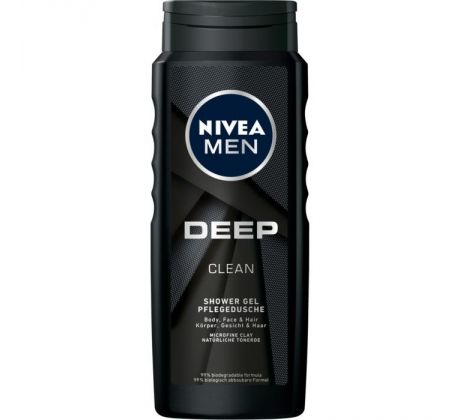 Nivea Men Deep Clean sprchový gél 500 ml