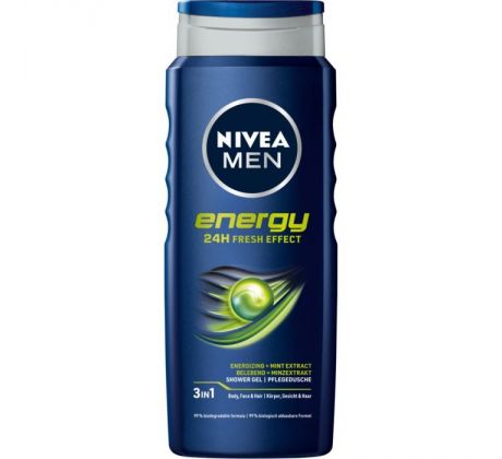 Nivea Men Energy sprchový gél 500 ml