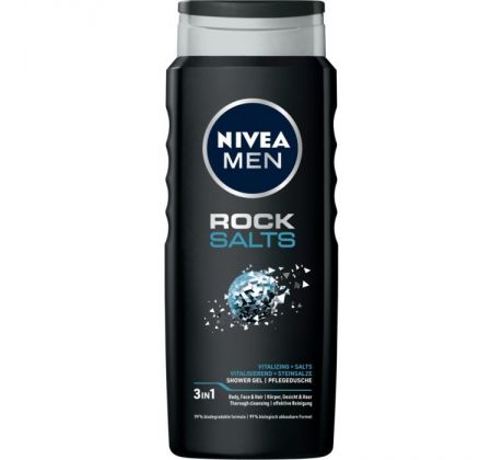 Nivea Men Rock Salts sprchový gél 500 ml
