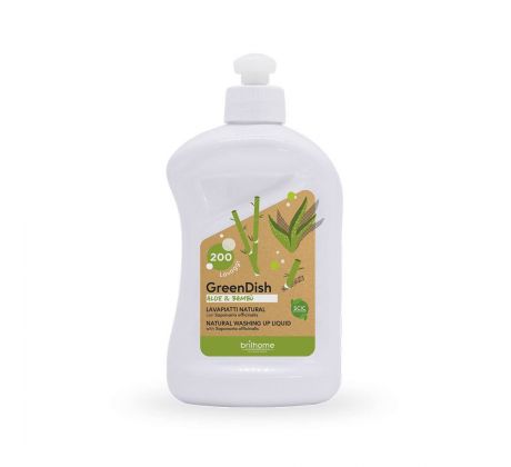 Brillhome Greendish Ekologický prostriedok na umývanie riadu Aloe a Bambus 500 ml