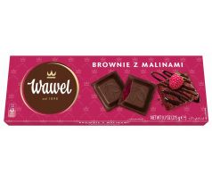 Wawel Horká čokoláda s náplňou Brownie & malina 275g