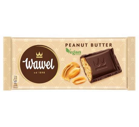 Wawel Horká čokoláda s náplňou Peanut Butter 87g