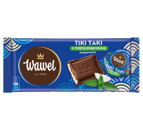 Wawel Horká čokoláda Tiki Taki s mätou 90g