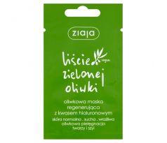 Ziaja Listy zelenej olivy Pleťová maska regenerujúca s kyselinou hyalurónovou 7 ml
