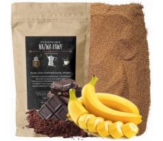 Pyszny Kubek Aromatizovaná instantná káva Banán & Čokoláda 100g