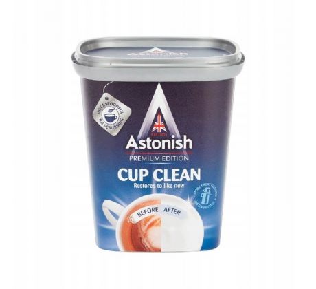 Astonish Premium Edition Prostriedok na čistenie usadenín z káv a čajov 350g