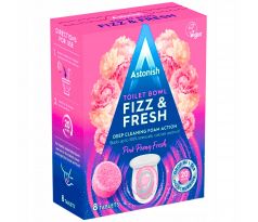 Astonish Šumiace tablety na odstraňovanie vodného kameňa z WC Pink Peony Fresh 200g