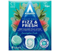 Astonish Šumiace tablety na odstraňovanie vodného kameňa z WC Eucalyptus Fresh 200g