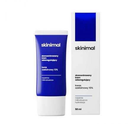 Skinimal Pleťový seboregulačný krém s kyselinou azealovou 10% 50 ml