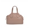 Mahwer Sofia kabelka do ruky aj crossbody z pravej kože ružová