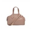 Mahwer Sofia kabelka do ruky aj crossbody z pravej kože ružová
