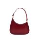 Mahwer Prague kabelka do ruky aj crossbody z pravej kože červená