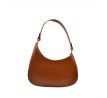 Mahwer Prague kabelka do ruky aj crossbody z pravej kože hnedá